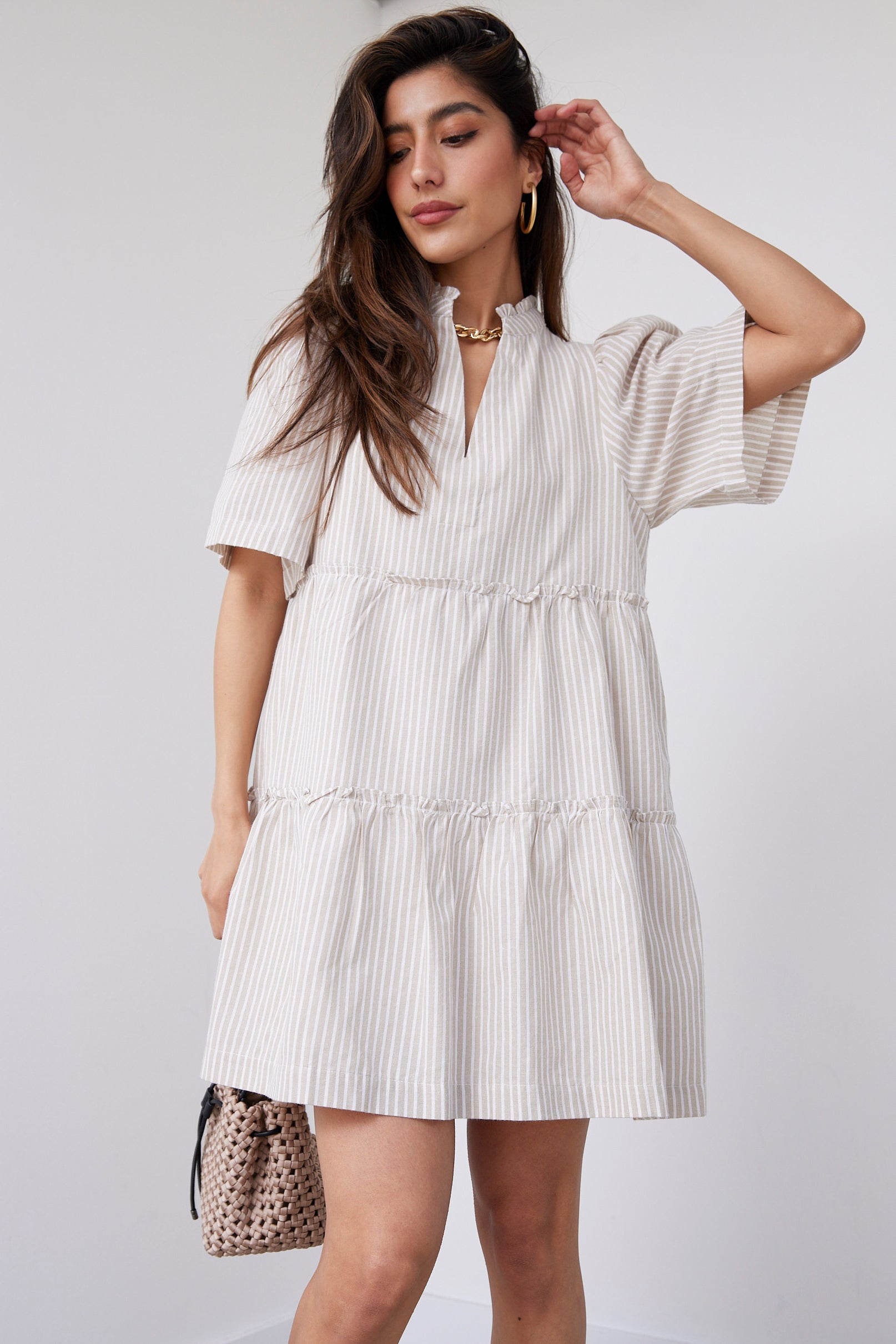 June Tiered Mini Dress