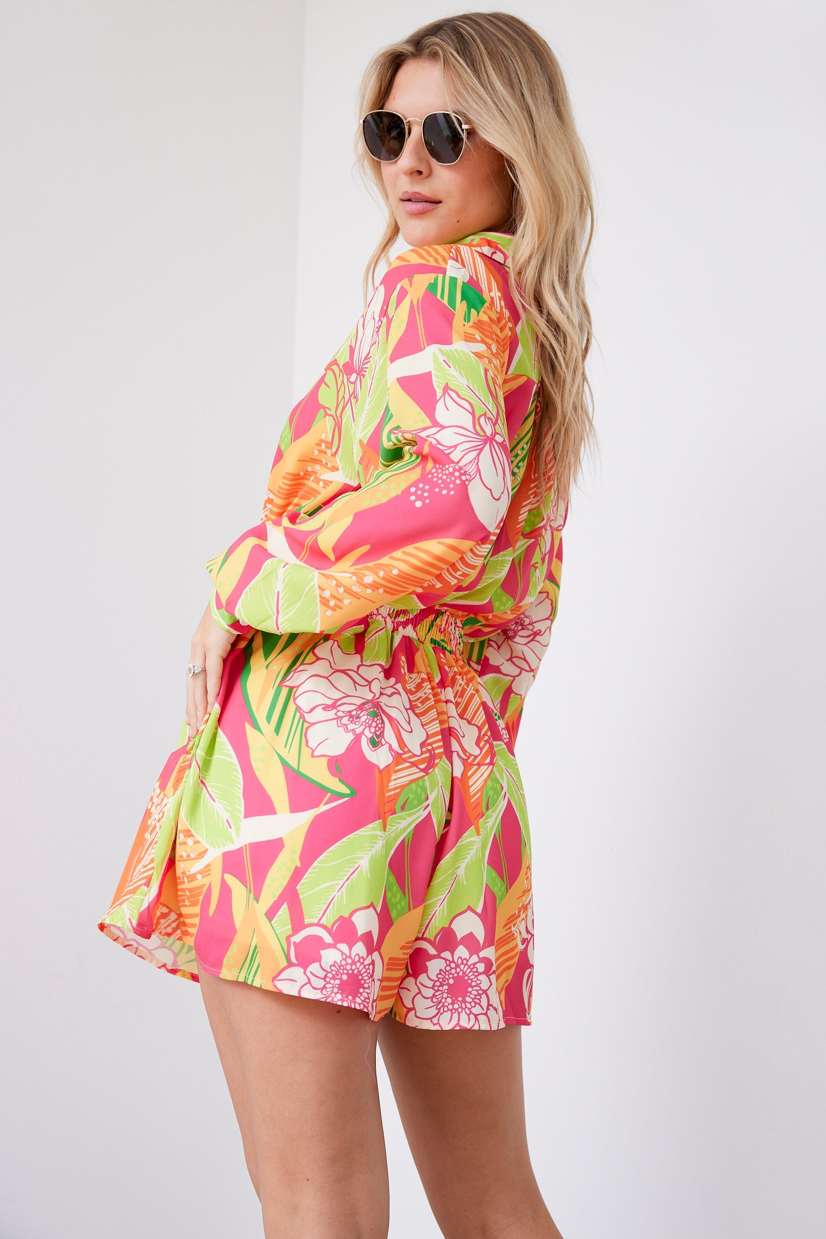 Shannon Printed Woven Romper