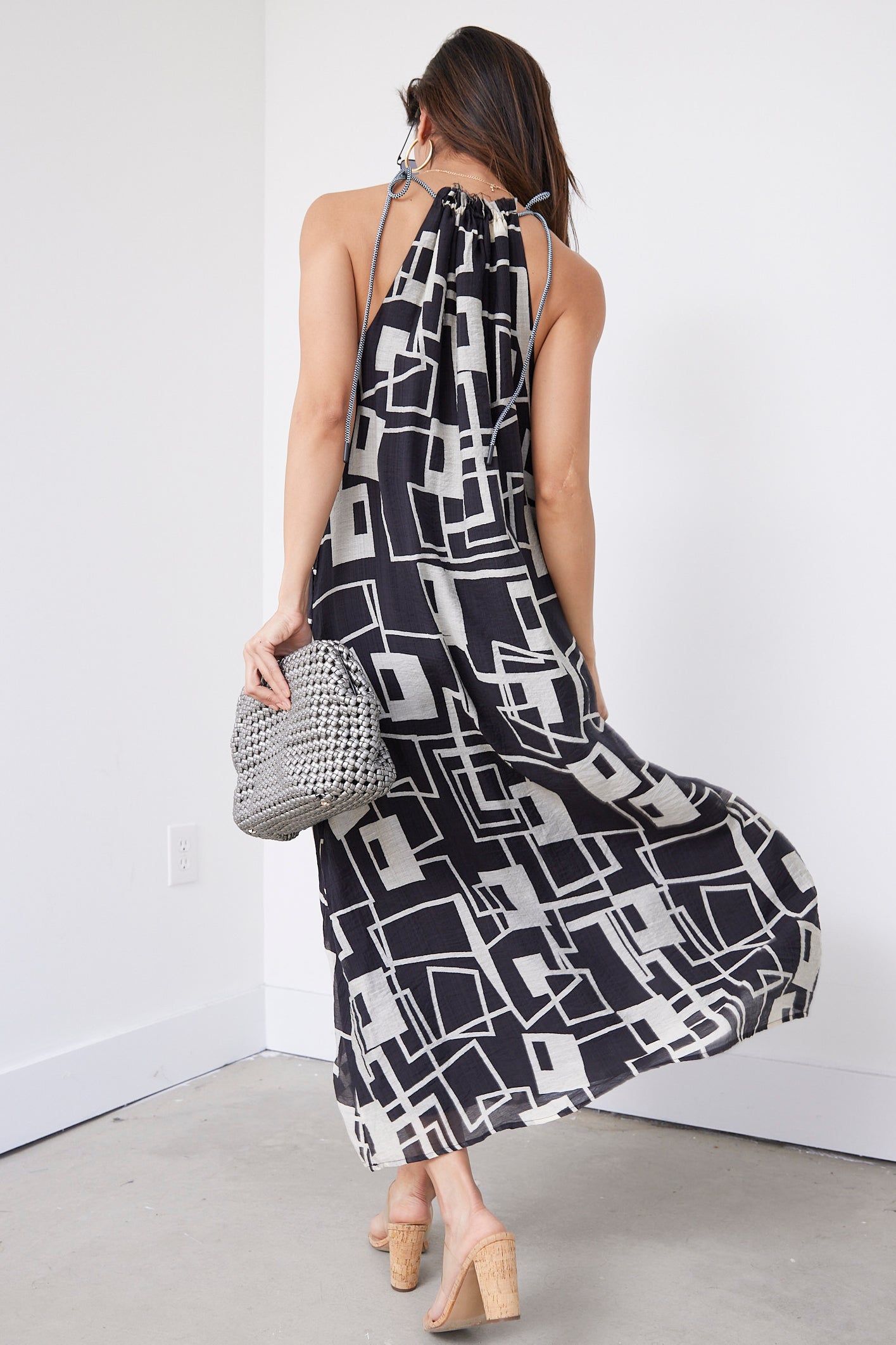 SALE - Finley Geo Print Midi Dress