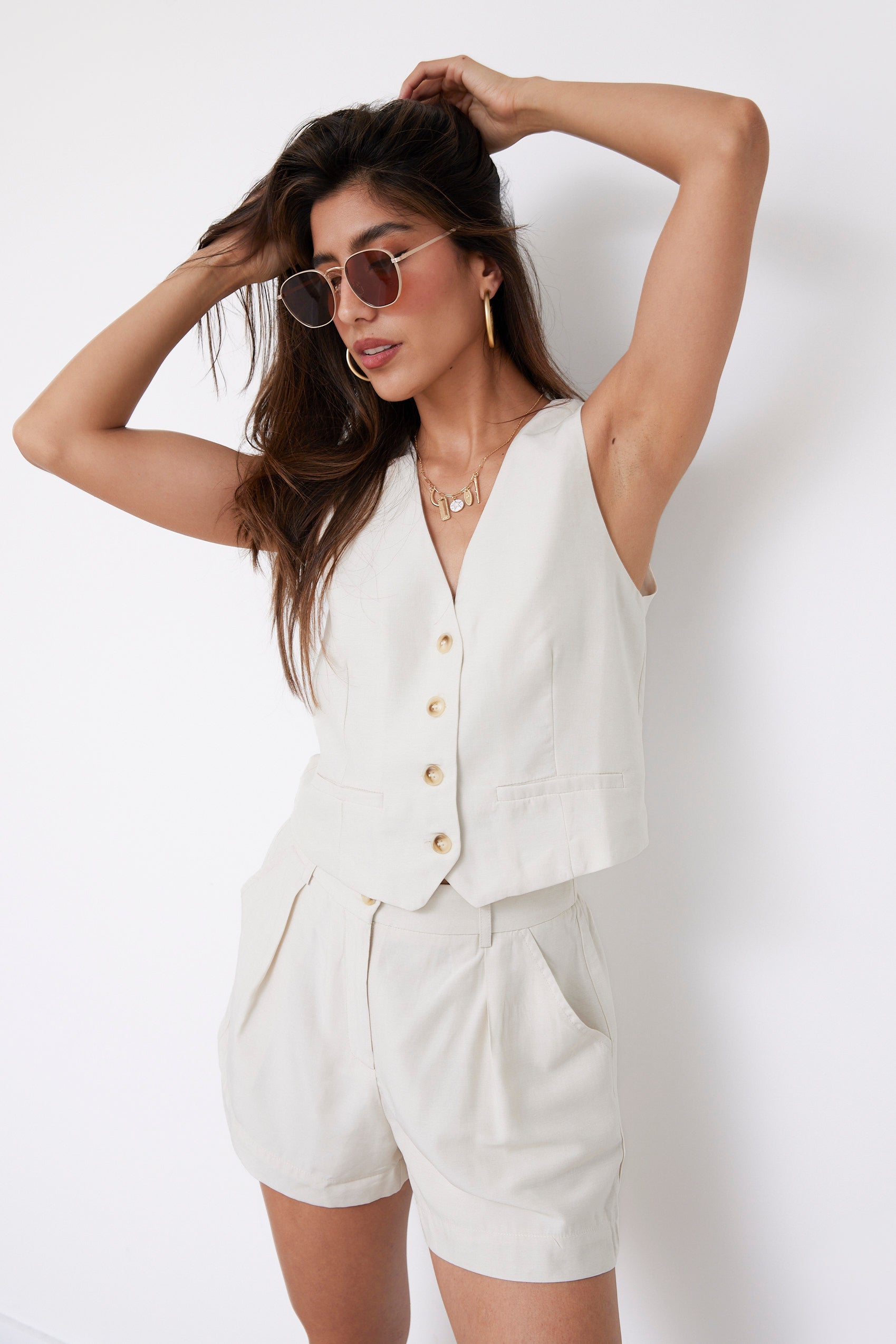 Chiara Trouser Style Shorts
