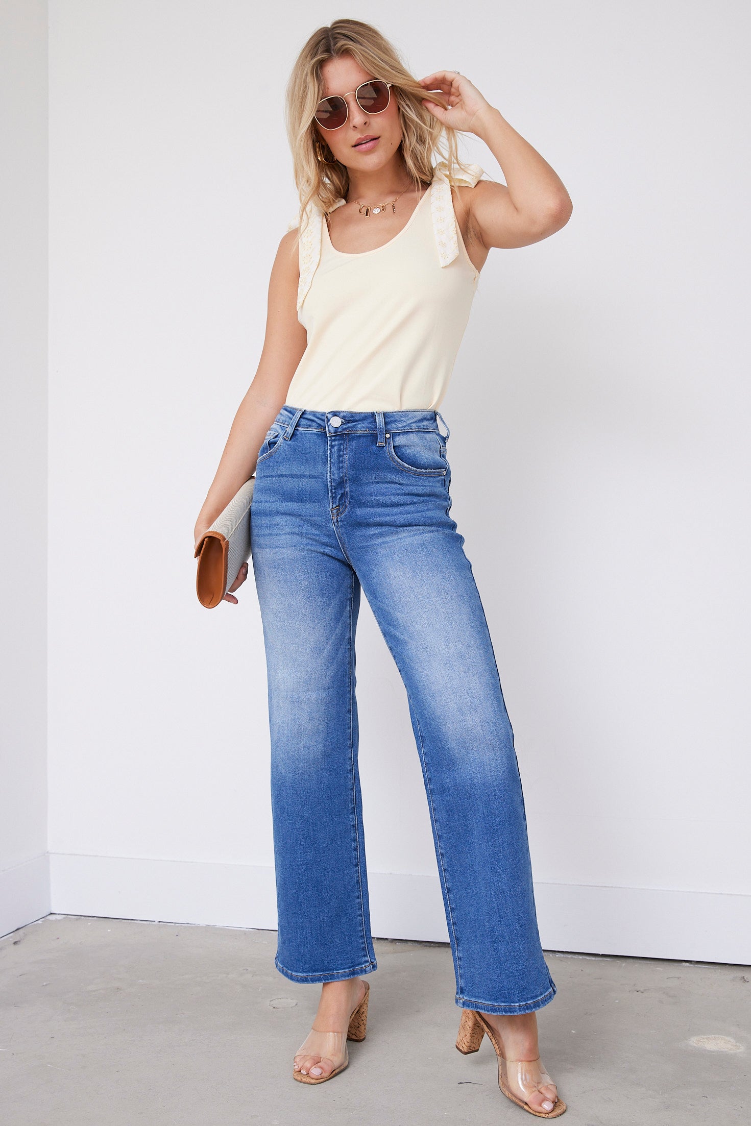 SALE - Porter Risen High Rise Relaxed Straight Jean