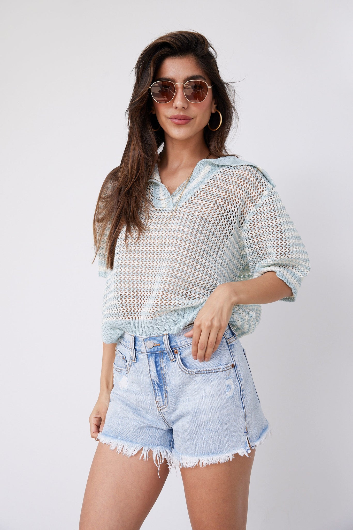 Ezra Puff Sleeve Knit Top