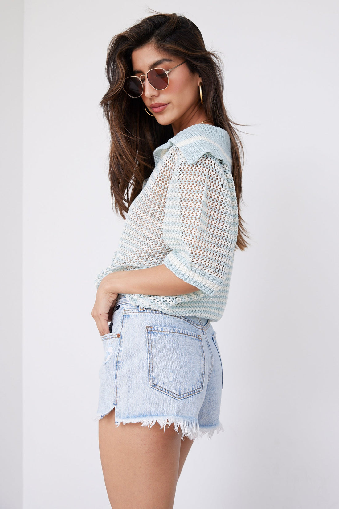 Ezra Puff Sleeve Knit Top