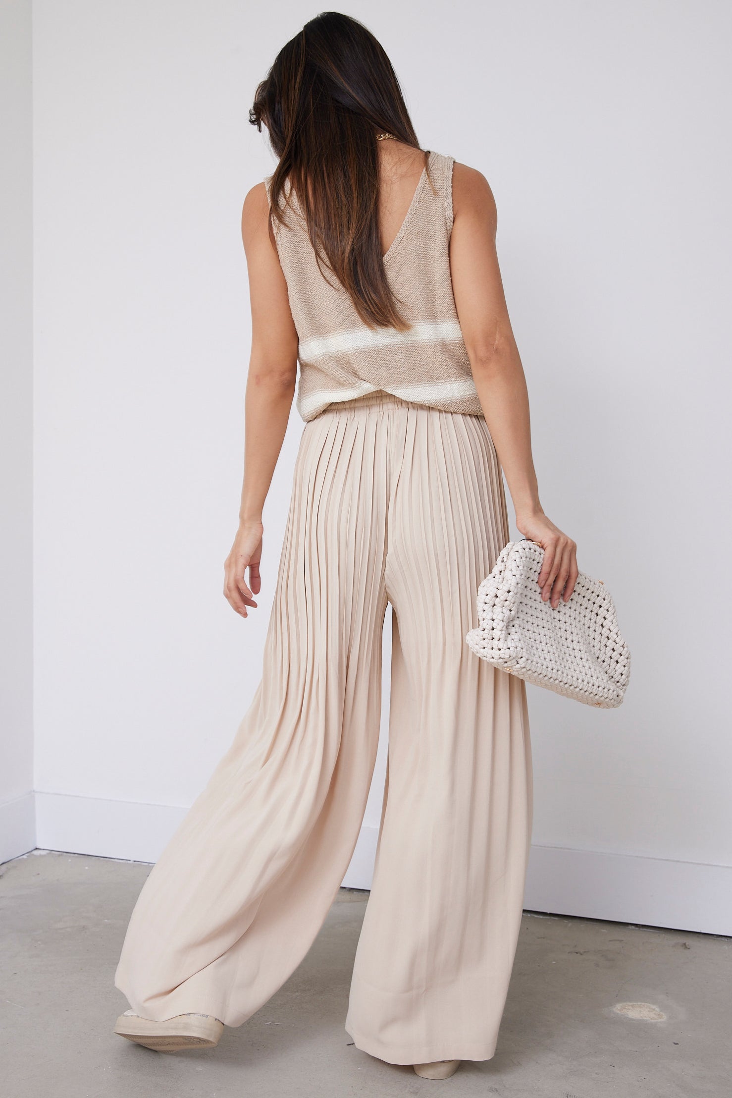Giselle Striped Sweater Tank