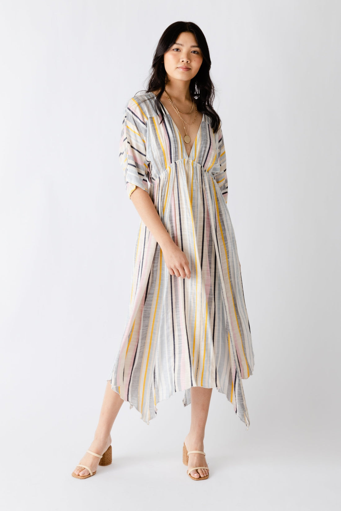 Lizzie Multi Striped Maxi Dress