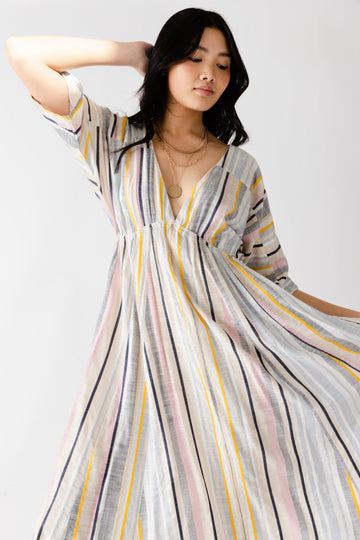 Lizzie Multi Striped Maxi Dress