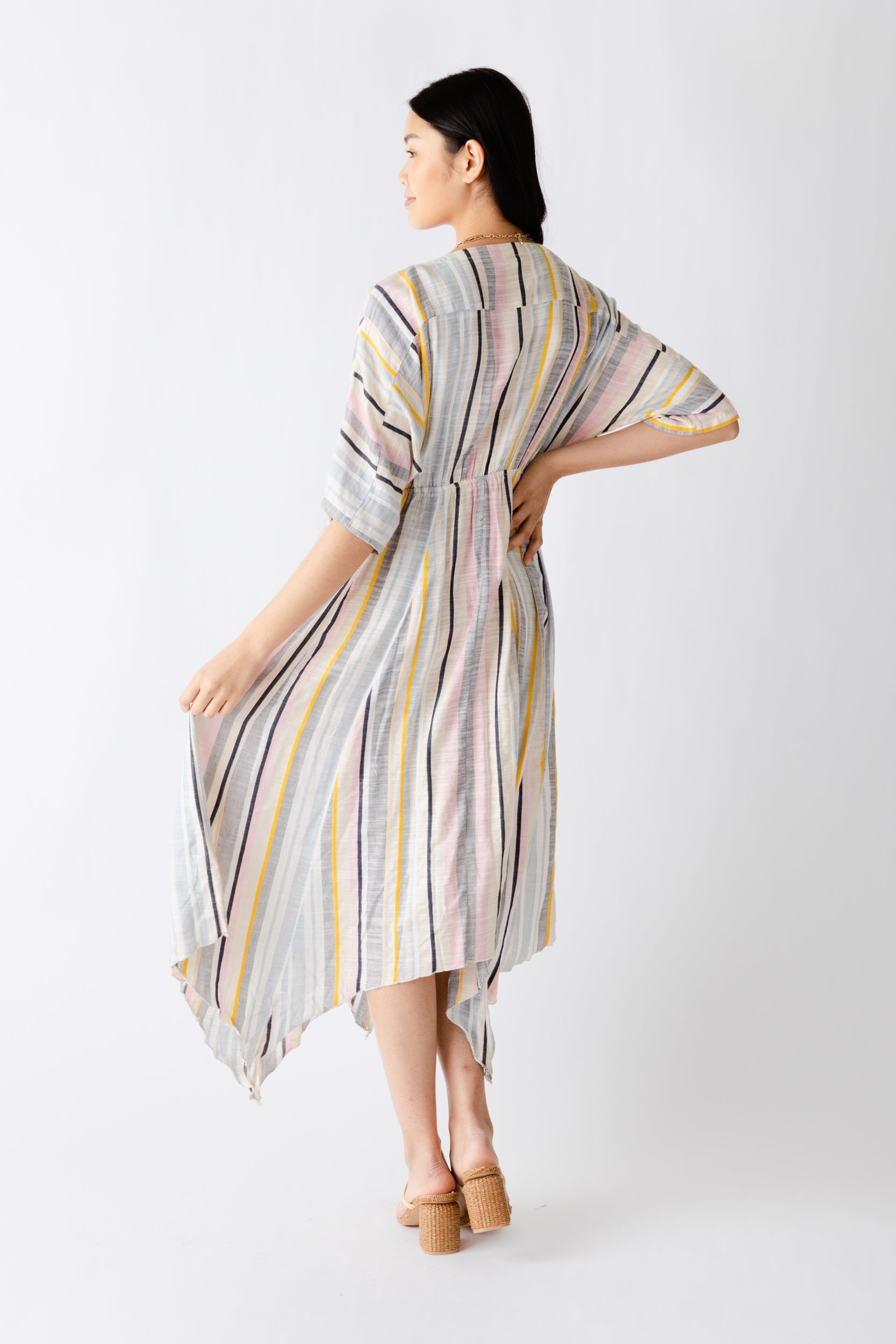 Lizzie Multi Striped Maxi Dress