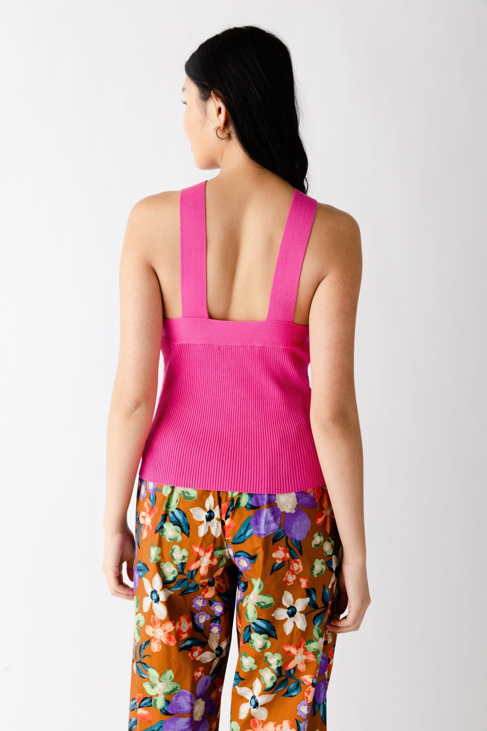SALE - Mia Cross Neck Halter Top