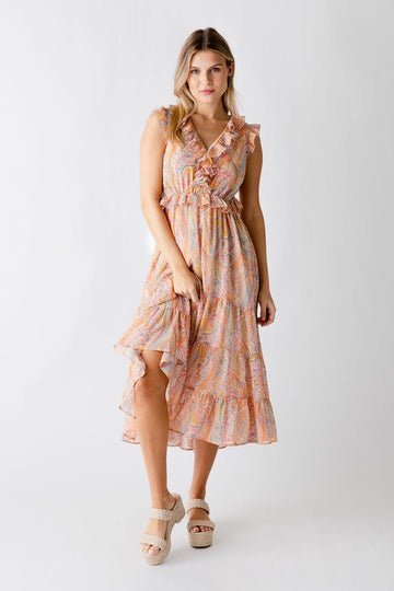 SALE - Stella Ruffle Midi Dress