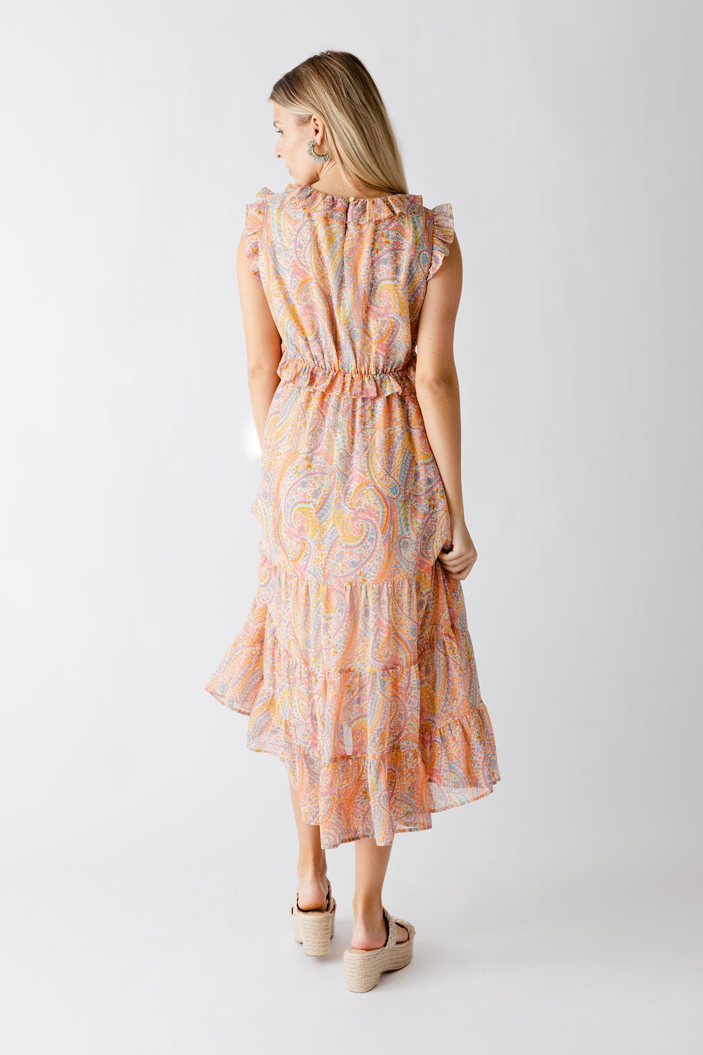 SALE - Stella Ruffle Midi Dress