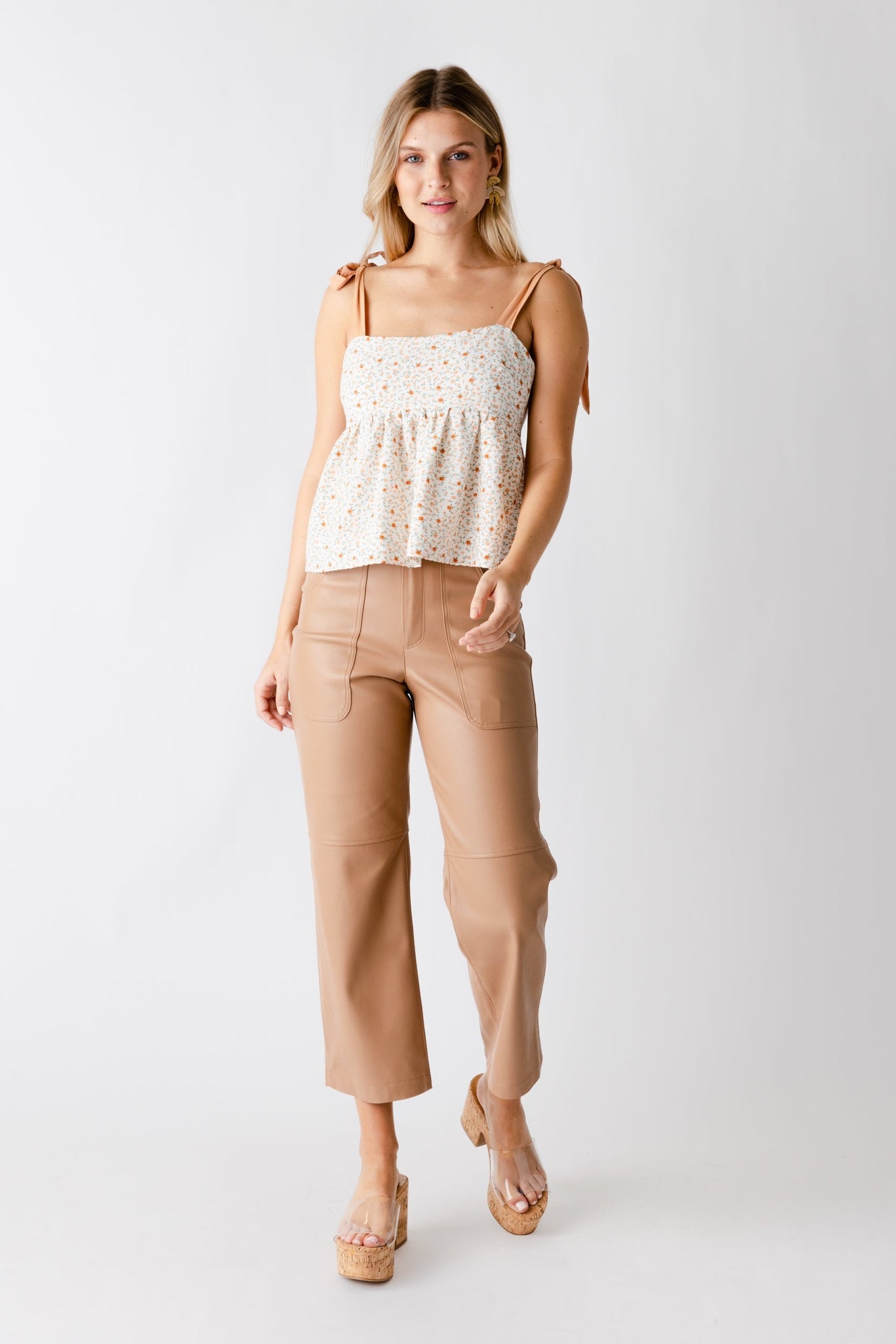 SALE - Lucky Number Faux Leather Pant