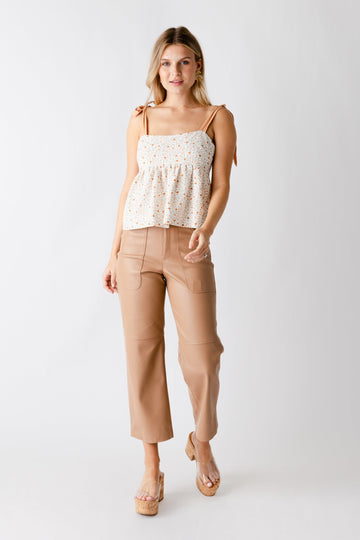 SALE - Lucky Number Faux Leather Pant
