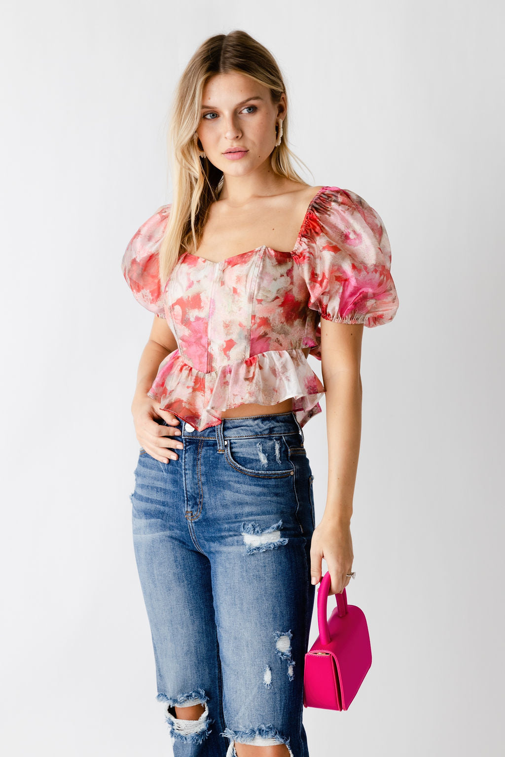 SALE - Natalie Sweetheart Corset Top