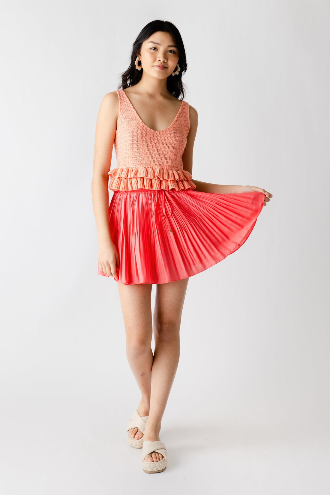 Chay Pleated Skirt