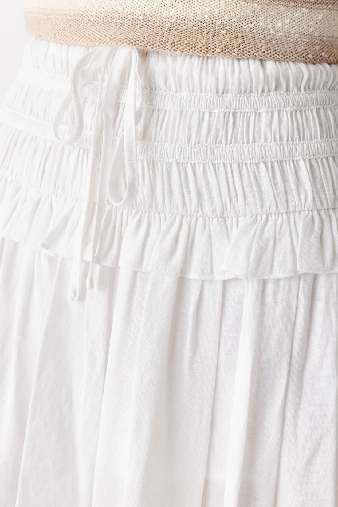 SALE - Ruiz Shirring Detail Skort