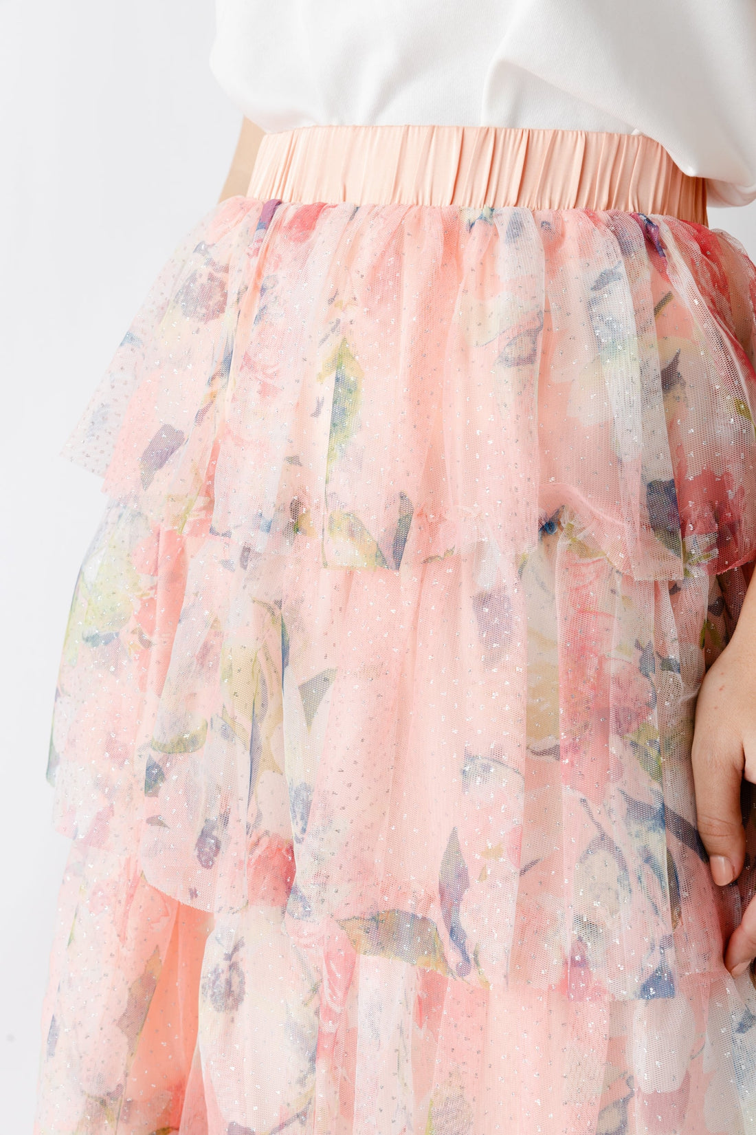 SALE - Daphne Mesh Tulle Midi Skirt