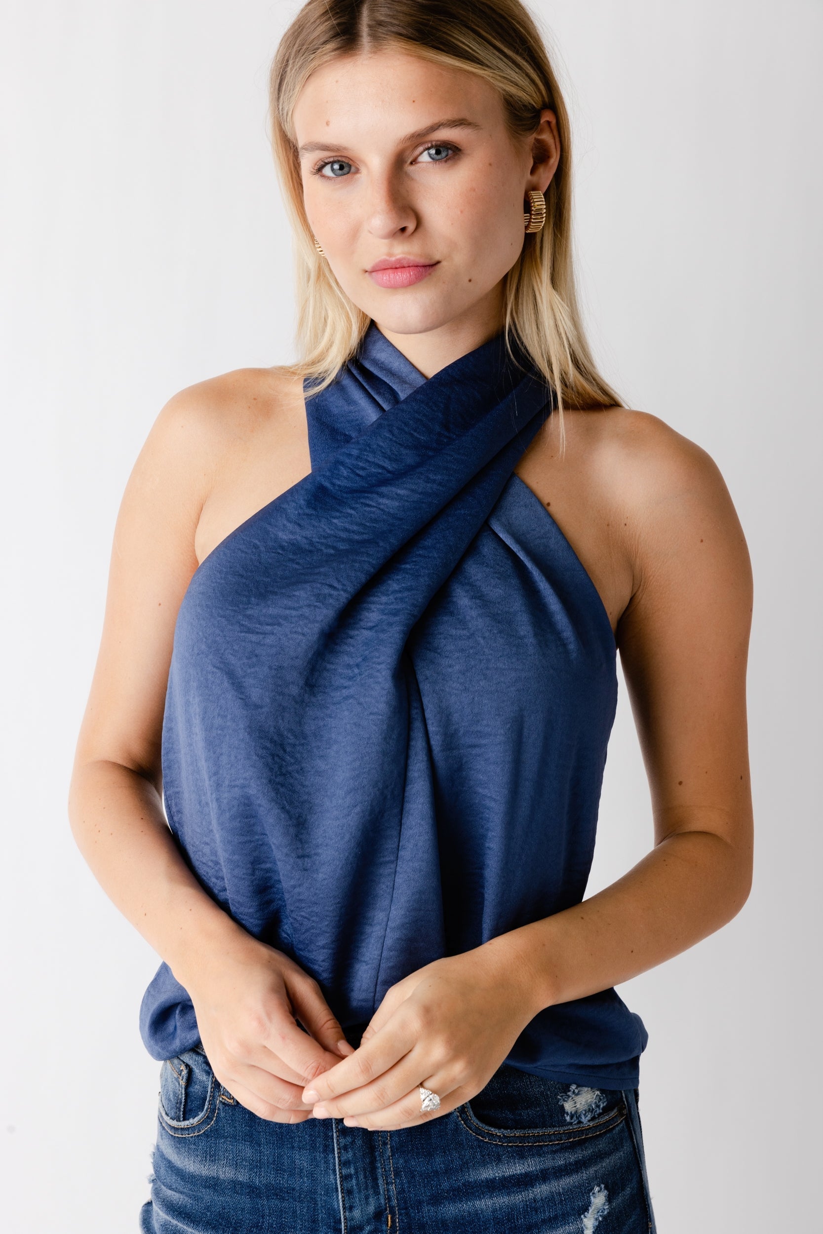 Lindley Woven Halter Top
