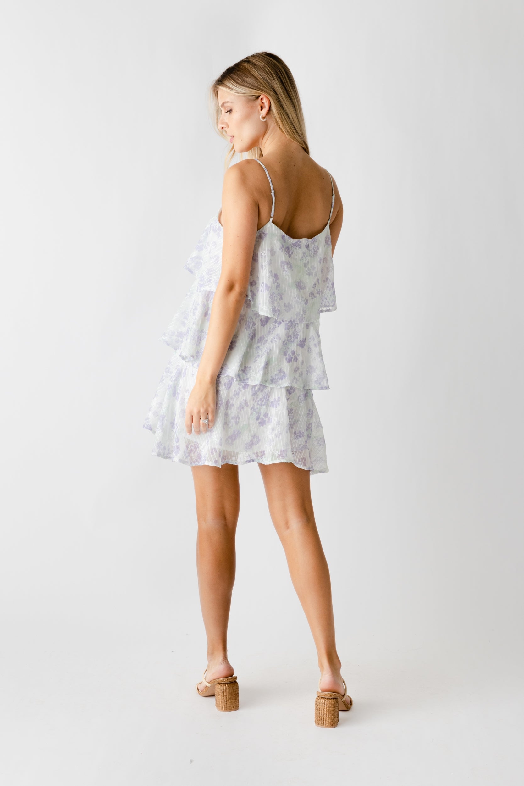 SALE - Ida Floral Tiered Mini Dress