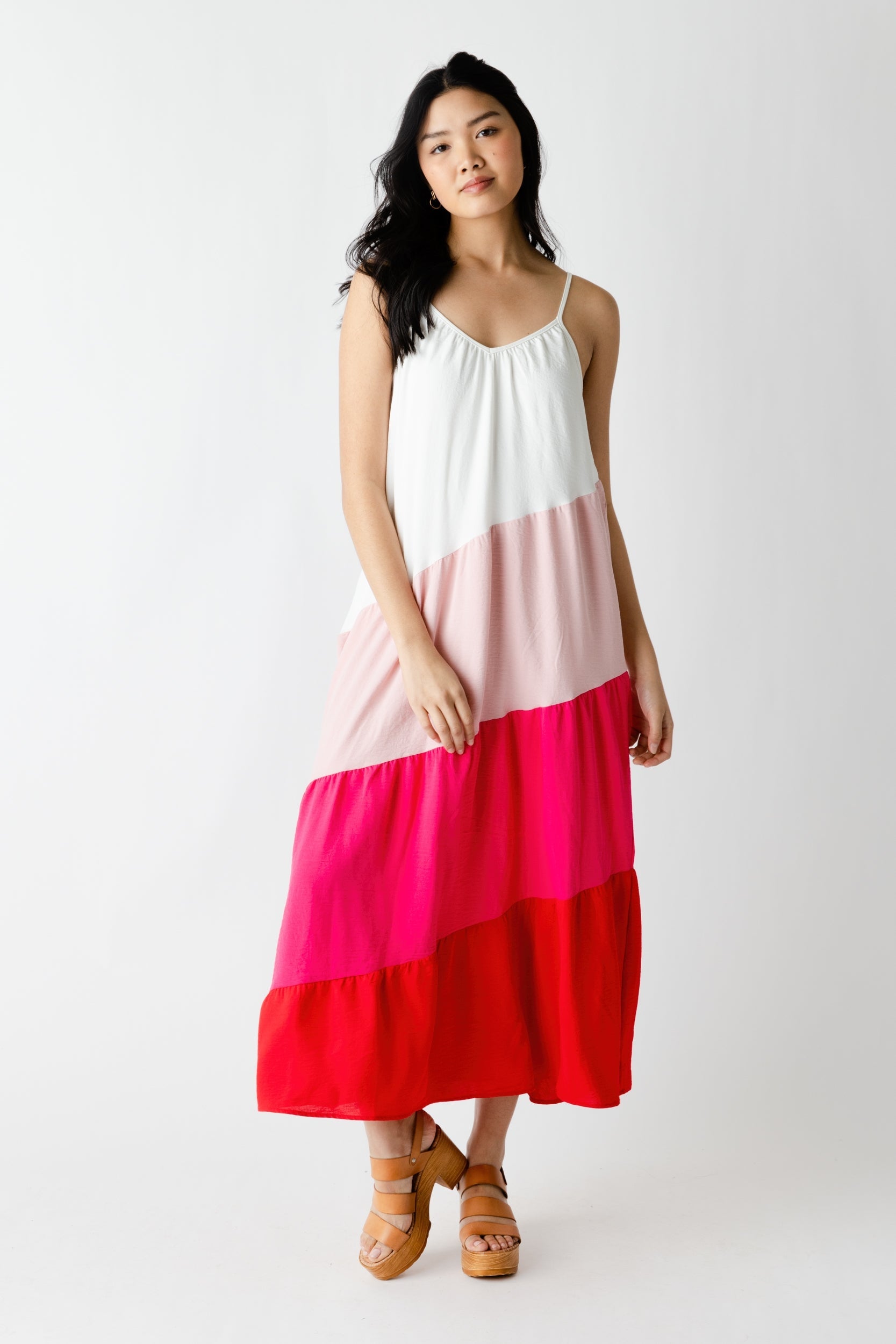 SALE - Izzi Color Blocked Maxi Dress