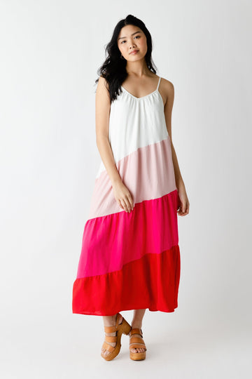 SALE - Izzi Color Blocked Maxi Dress