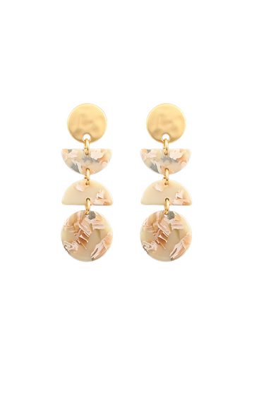 Lowell Half Moon Dangle Earrings