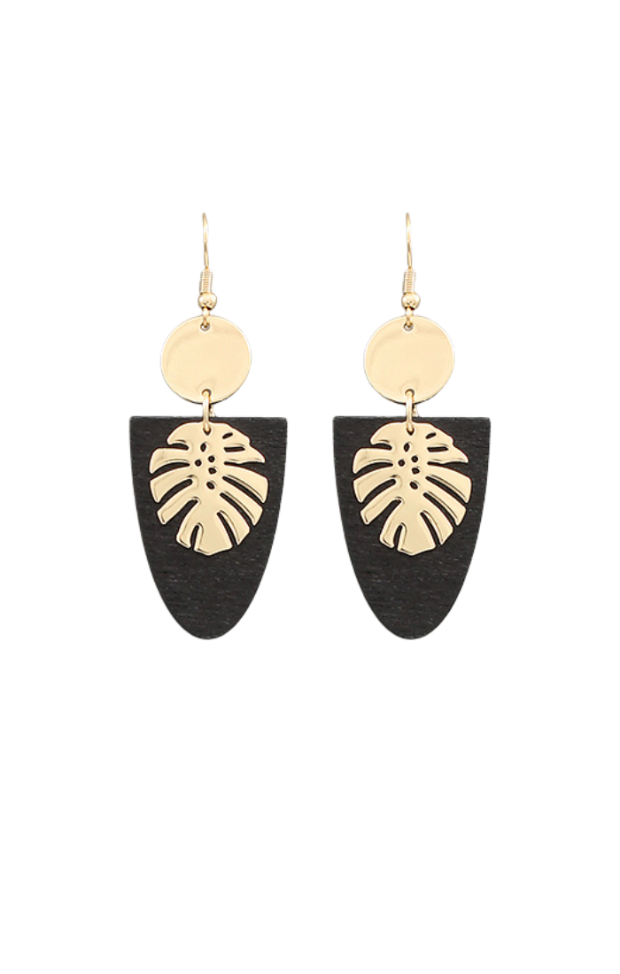 Blanche Leaf Earrings
