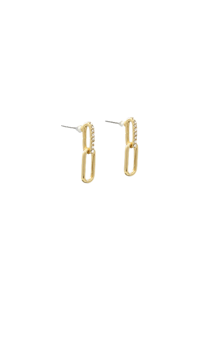 Channing Linked Oval Earrings