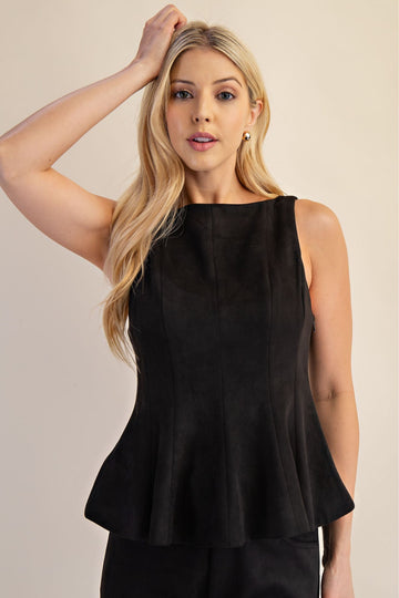 Natasha Sleeveless Fitted Top