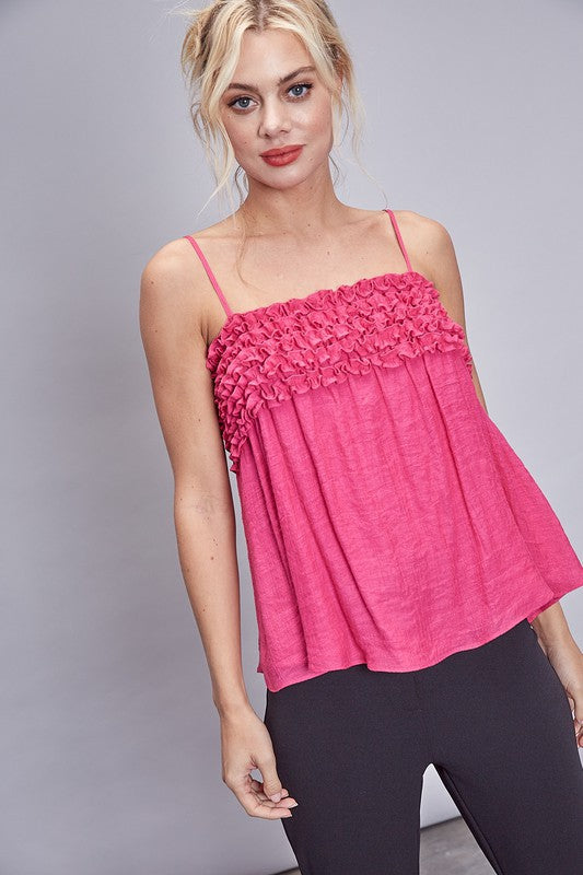 Kaynon Ruffle Detail Blouse