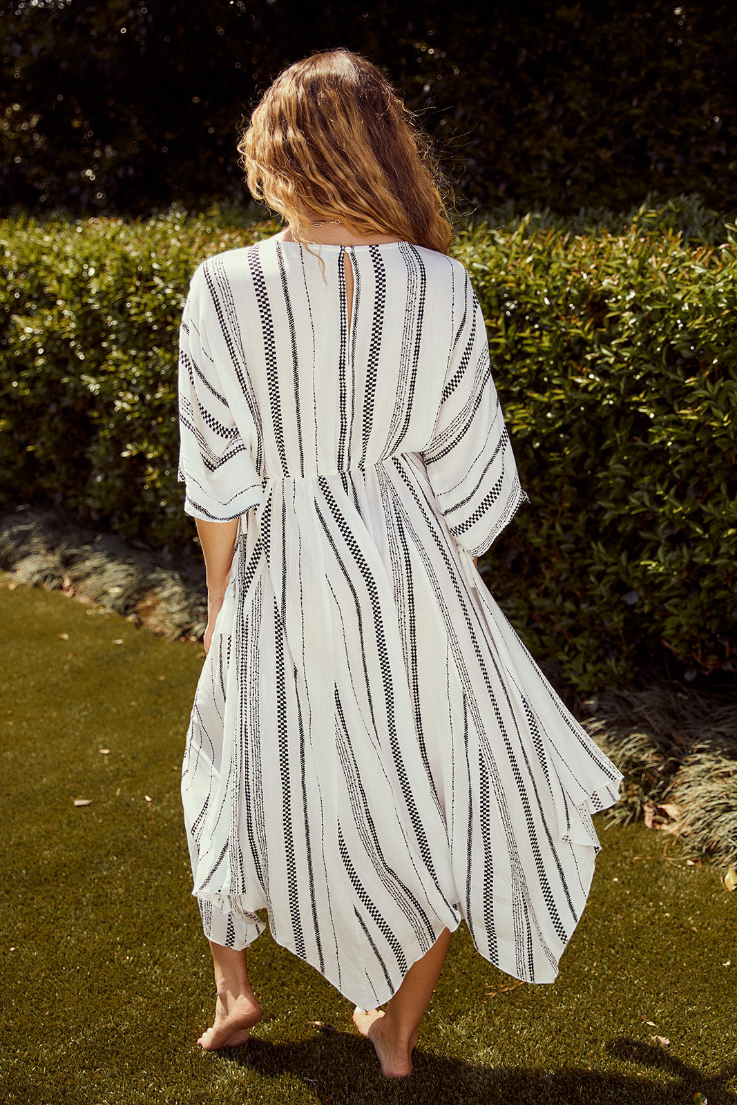Adley Kimono Sleeve Maxi Dress