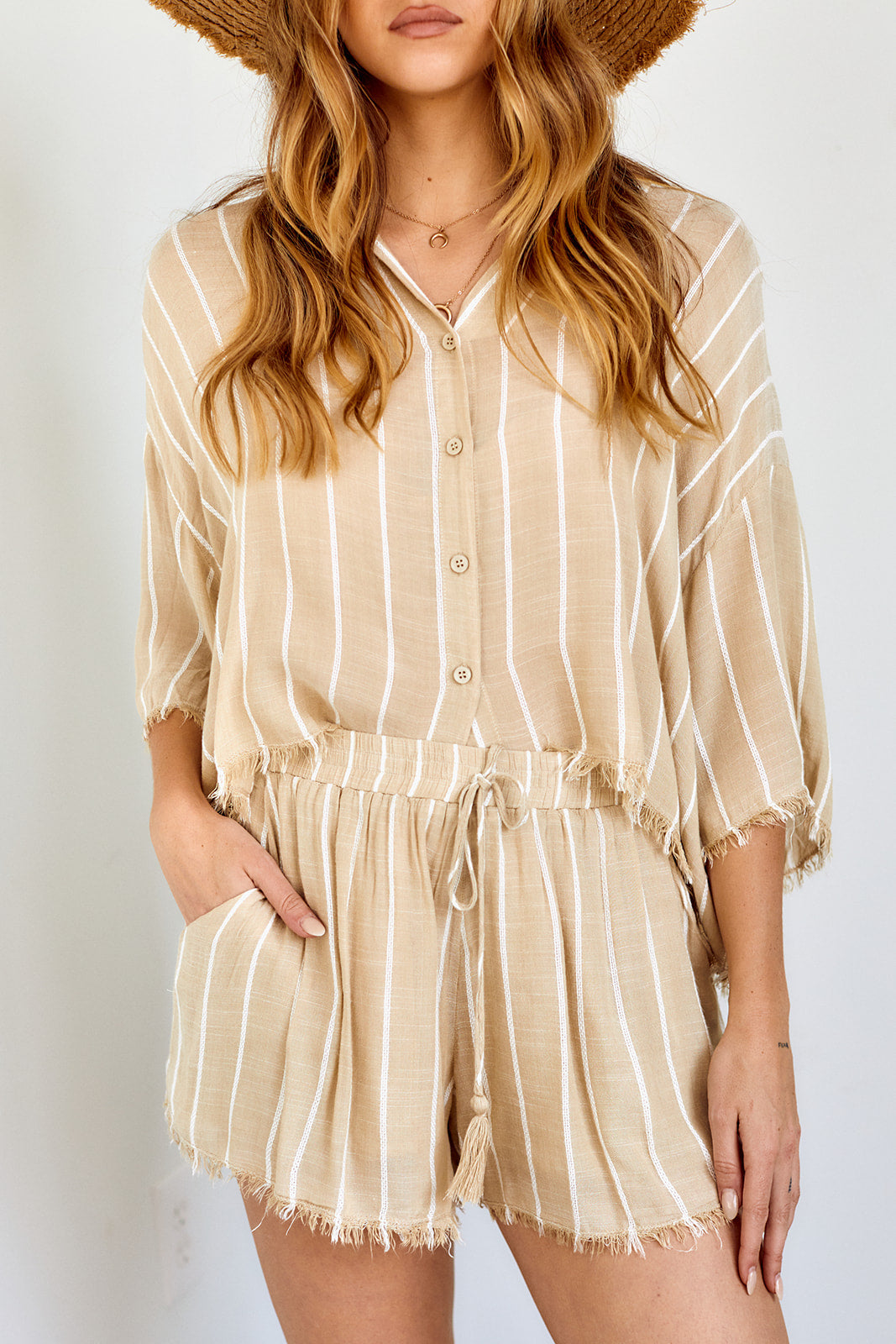 Athena Stripe Short