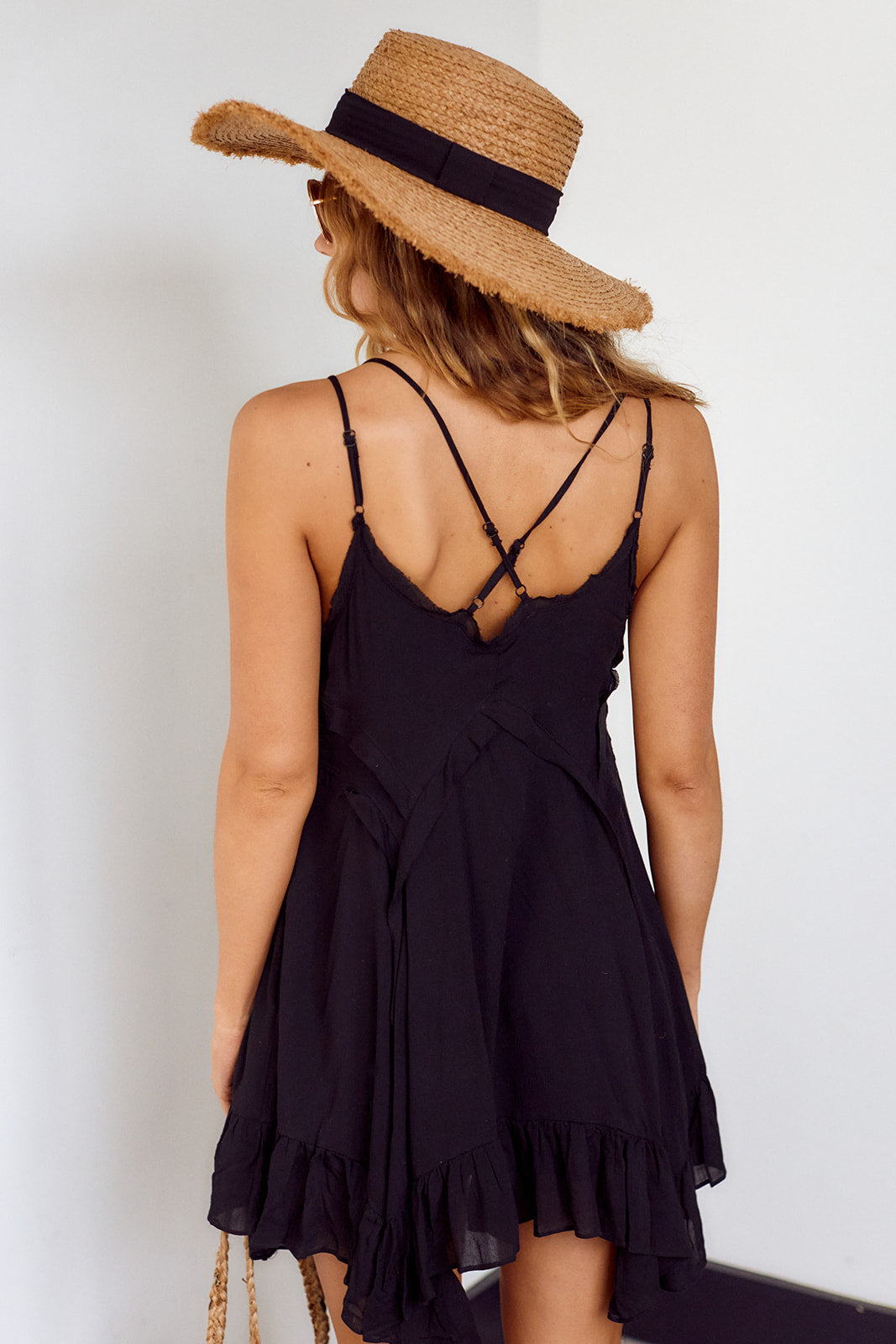 Berklie Ruffle Trim Dress