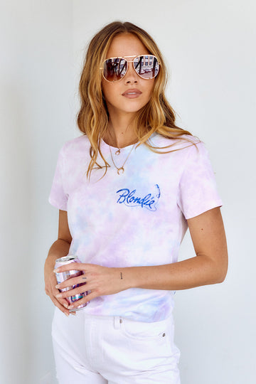 Tie Dye Blondie Call Me Graphic Tee