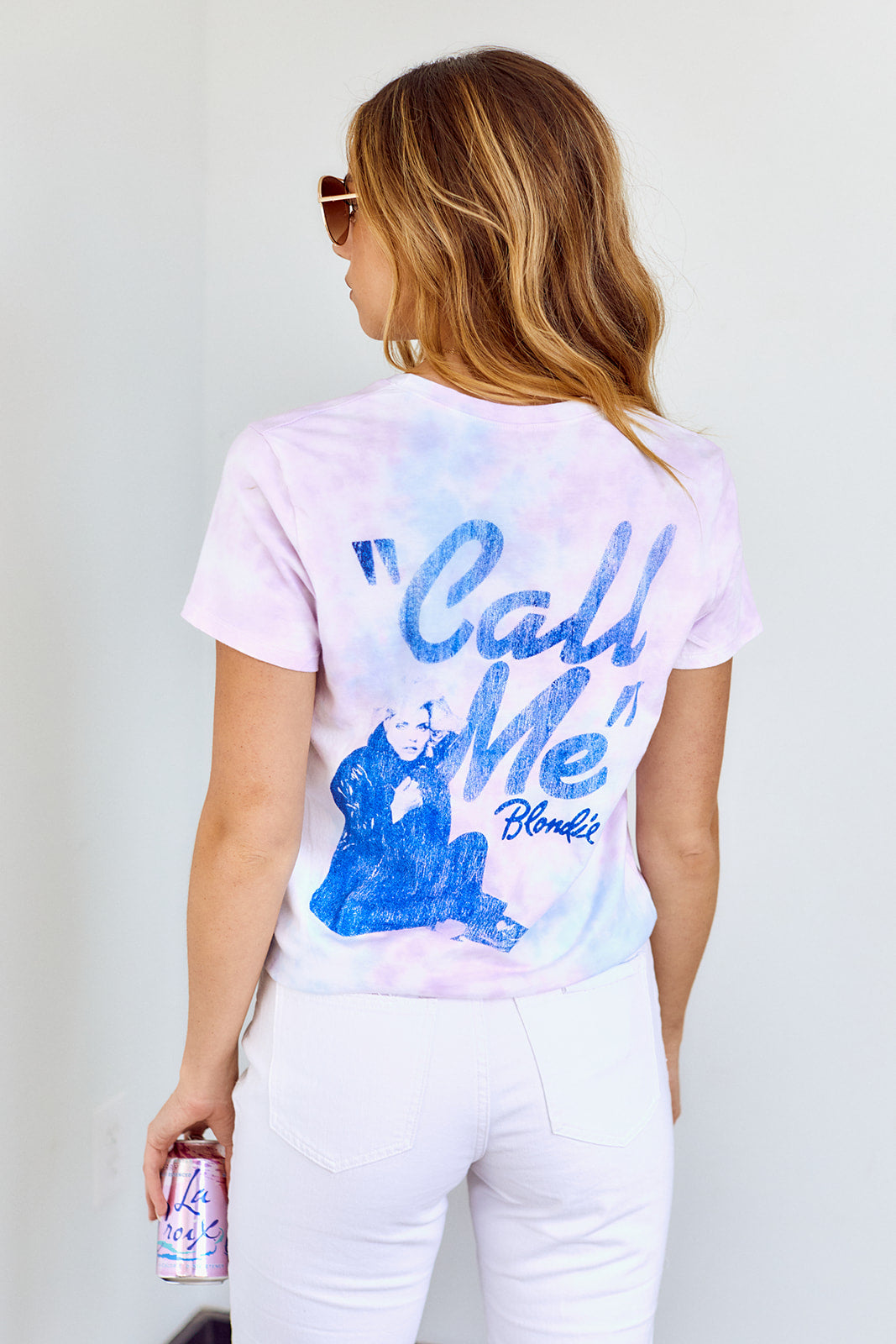 Tie Dye Blondie Call Me Graphic Tee