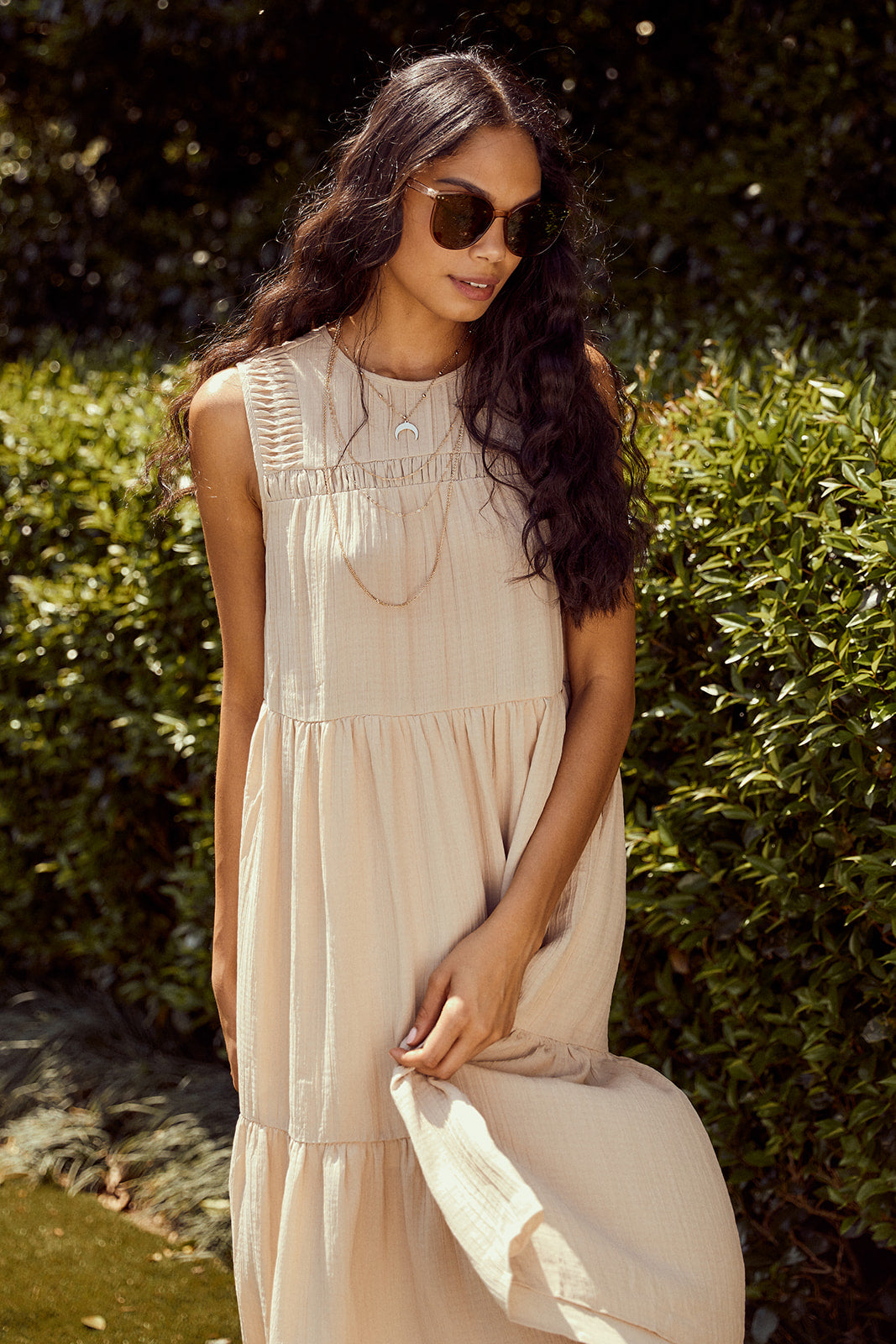 Callahan Tiered Midi Dress