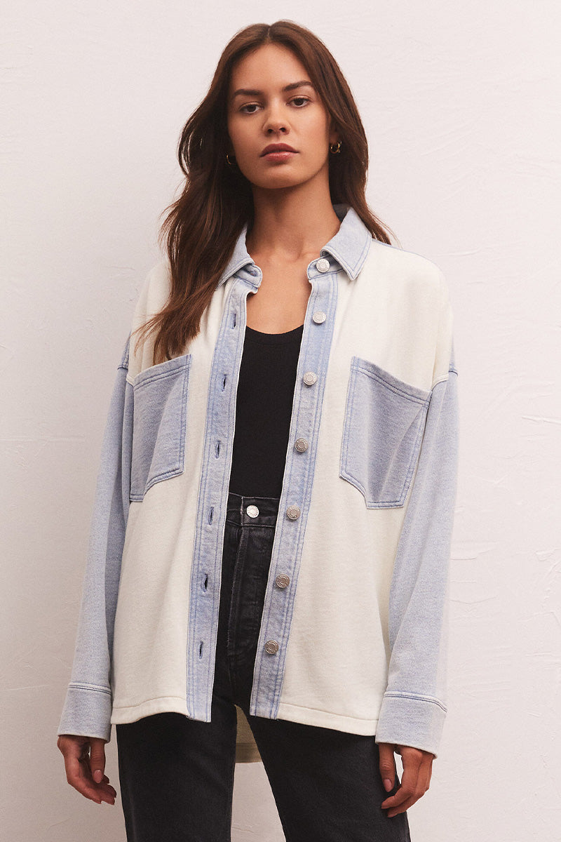 Z Supply All Day Color Block Jacket
