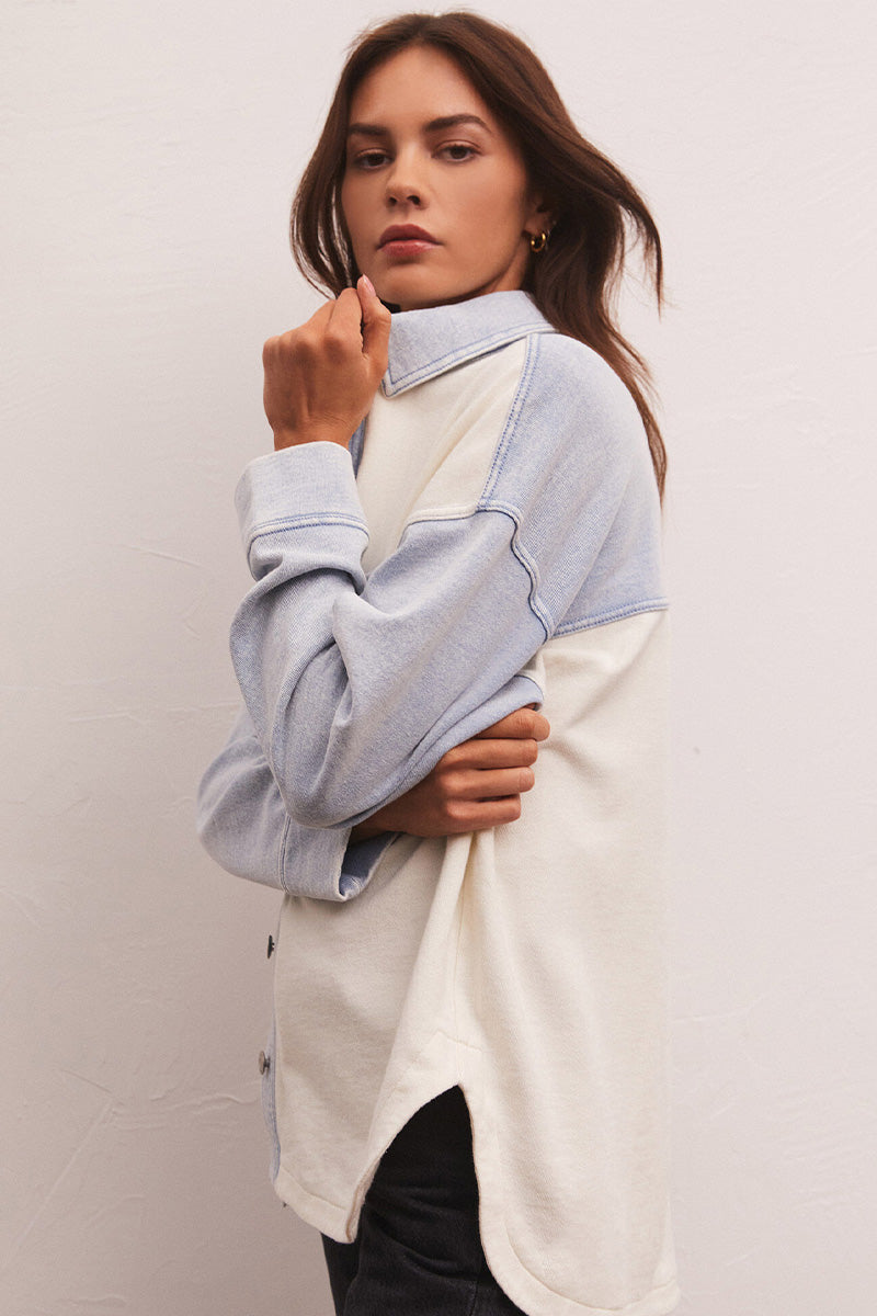 Z Supply All Day Color Block Jacket