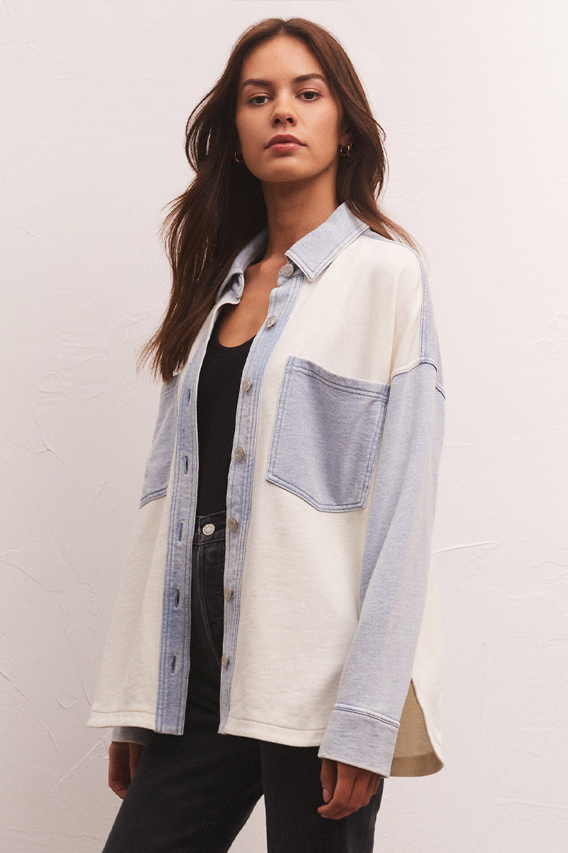 Z Supply All Day Color Block Jacket