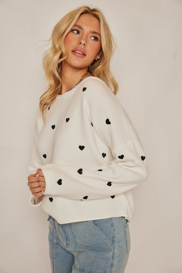 Remi Mini Heart Sweater