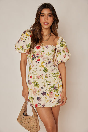 SALE - Barnes Floral Printed Mini Dress