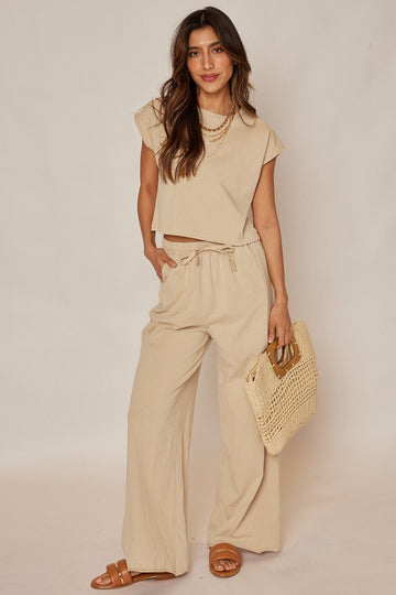 SALE - Abbey Elastic Pants
