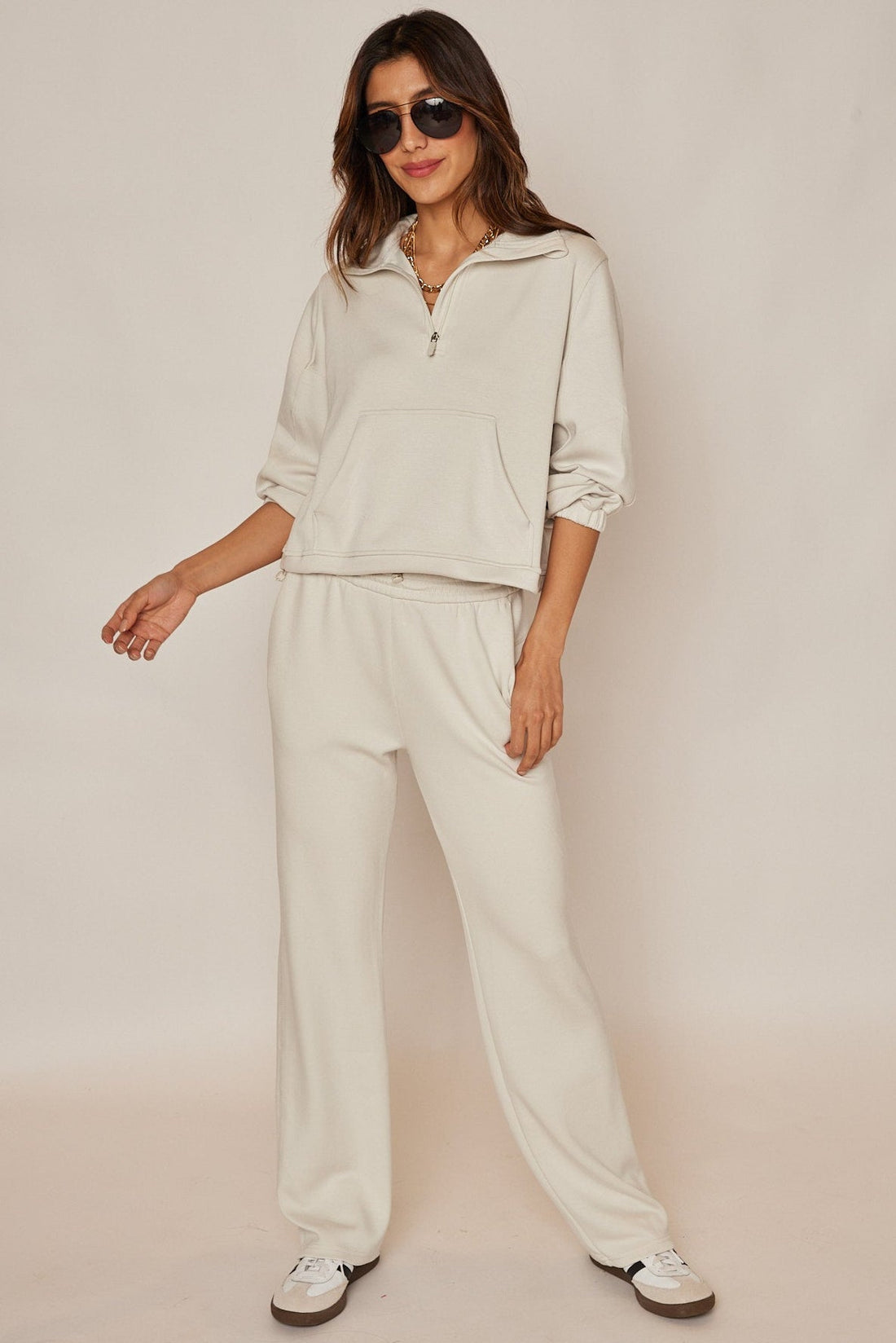 SALE - Iris Half Zip Sweatshirt