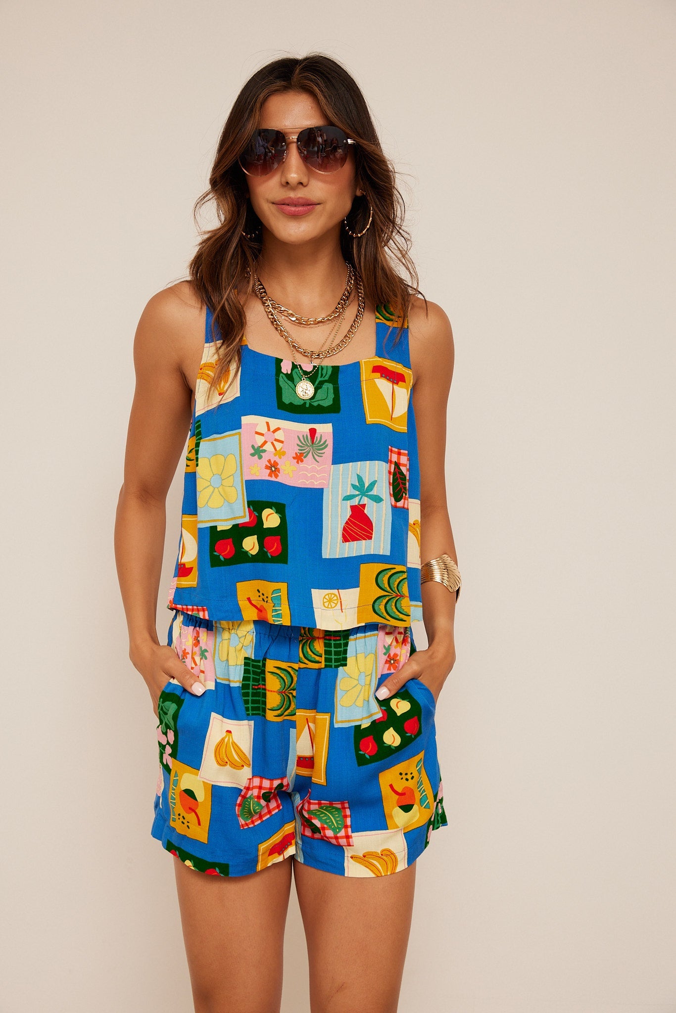 Eloise Summer Pattern Shorts