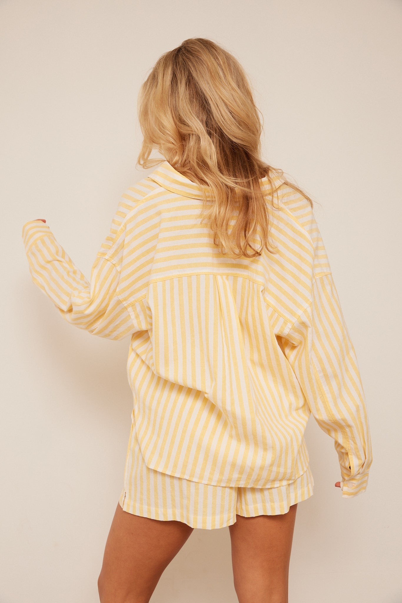 Joanna Oversized Striped Button Down Shirt