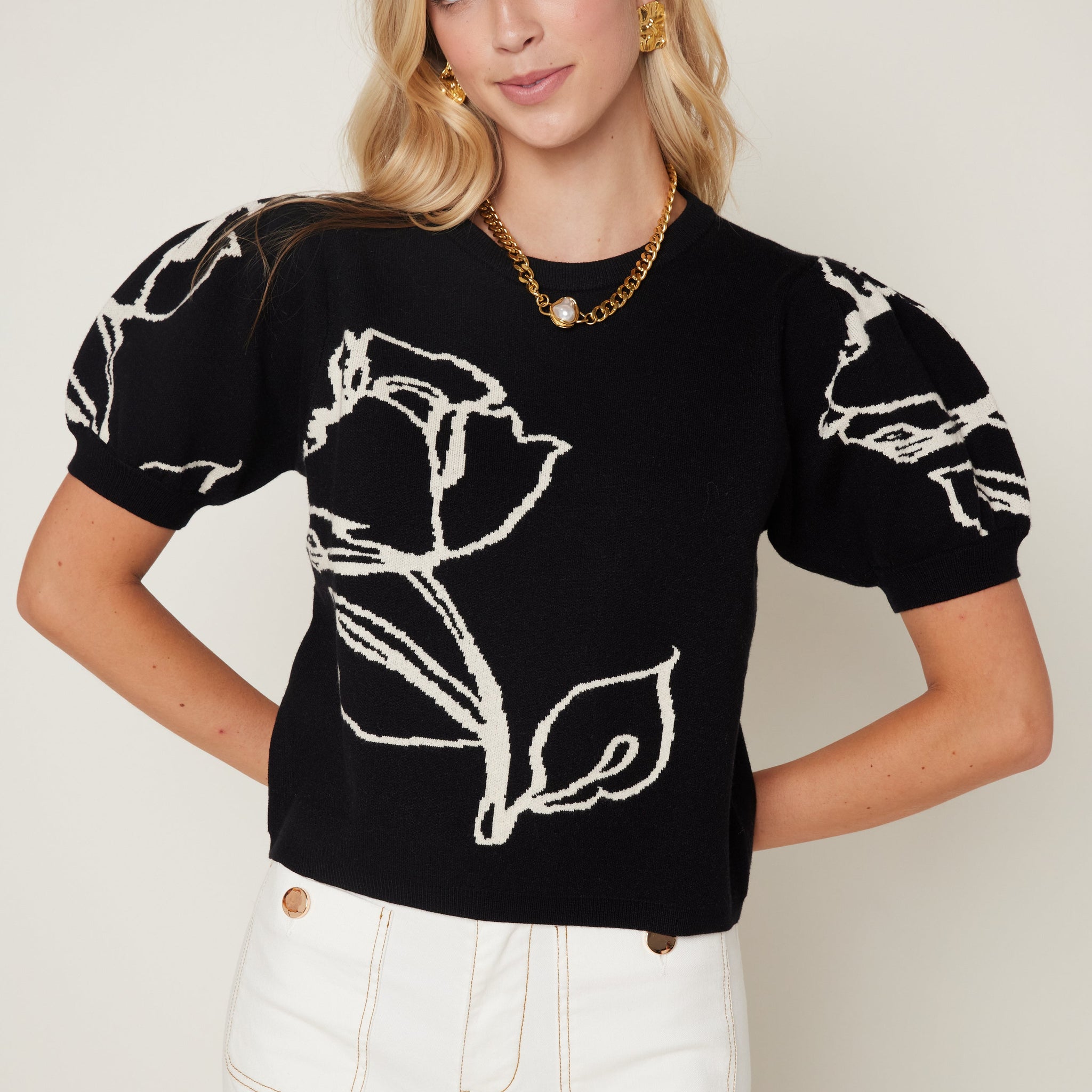 Brooks Floral Sweater