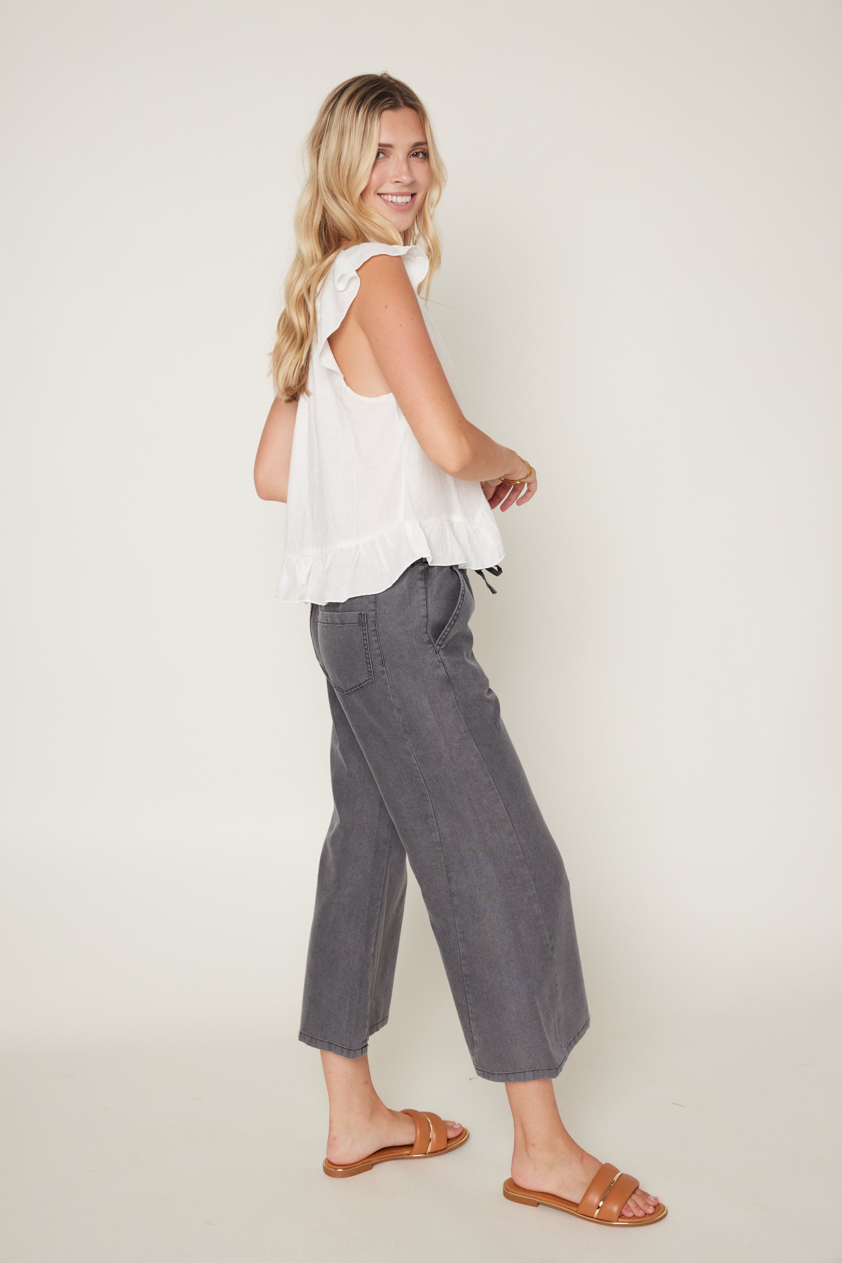 Sadie Ruffle Edge Blouse
