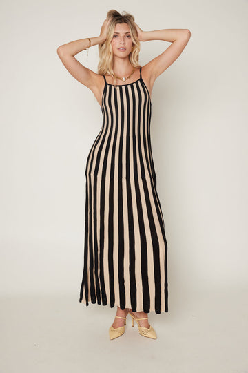Krista Knit Ribbed Maxi Dress