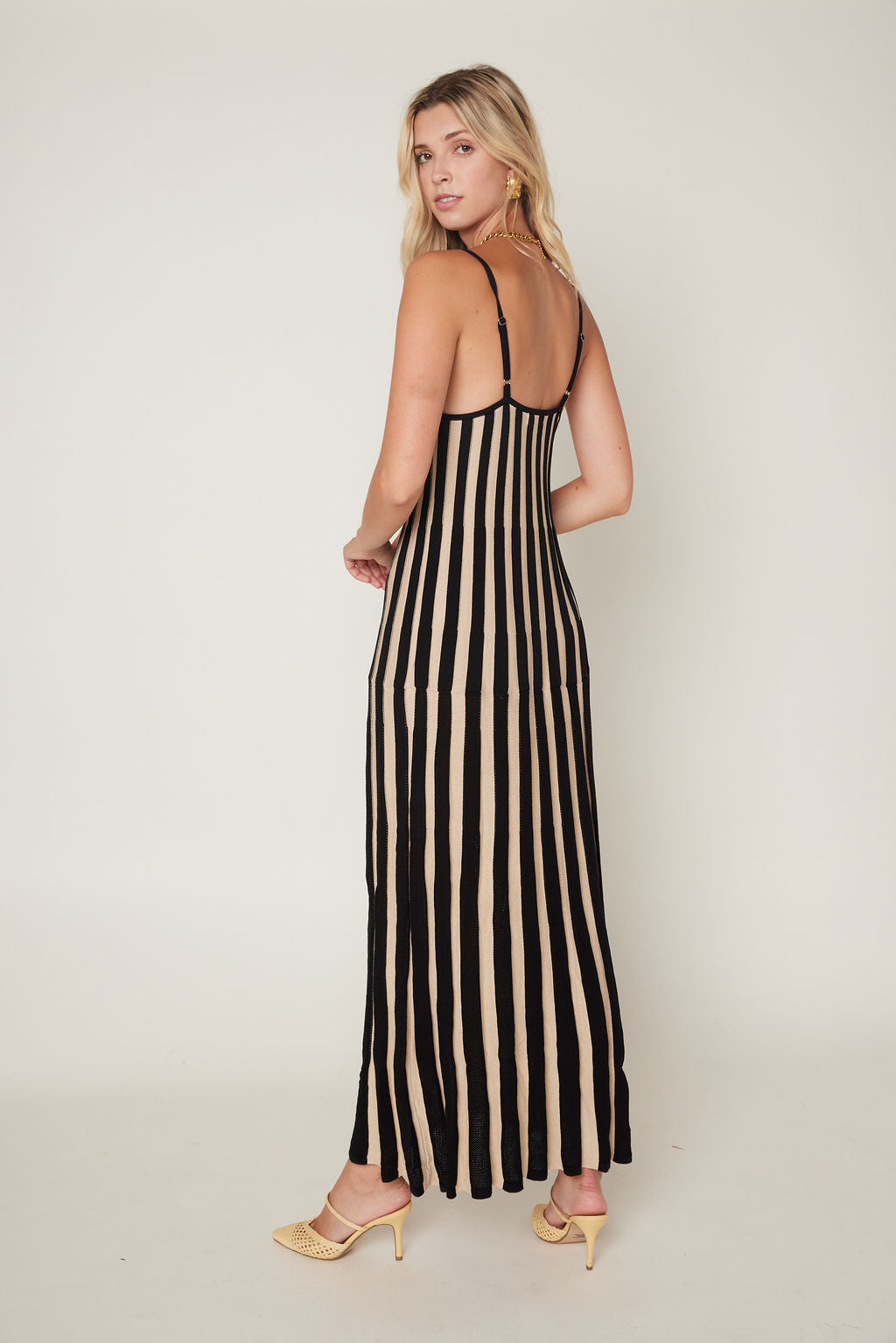 Krista Knit Ribbed Maxi Dress