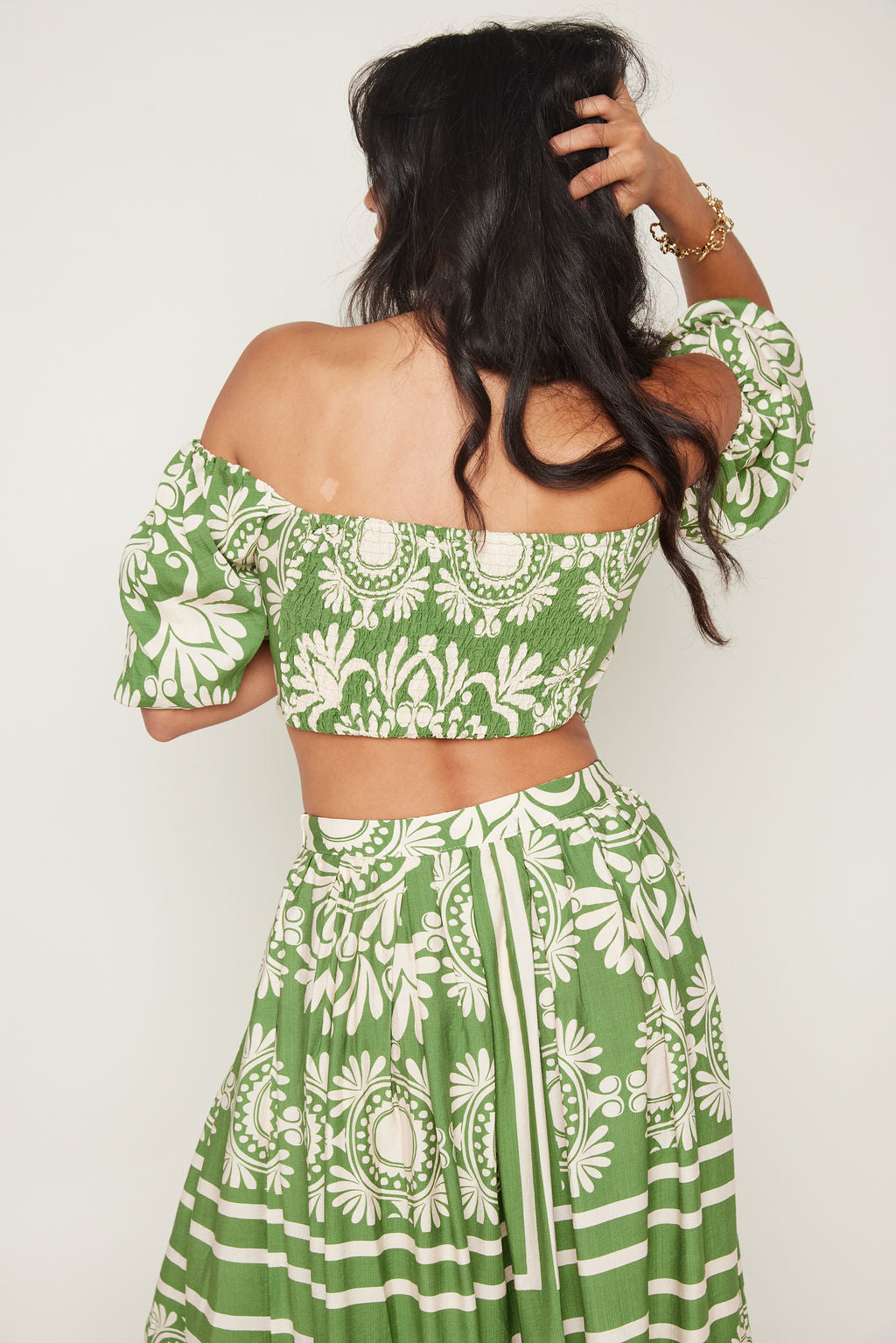 Tyler Two Tone Crop Top
