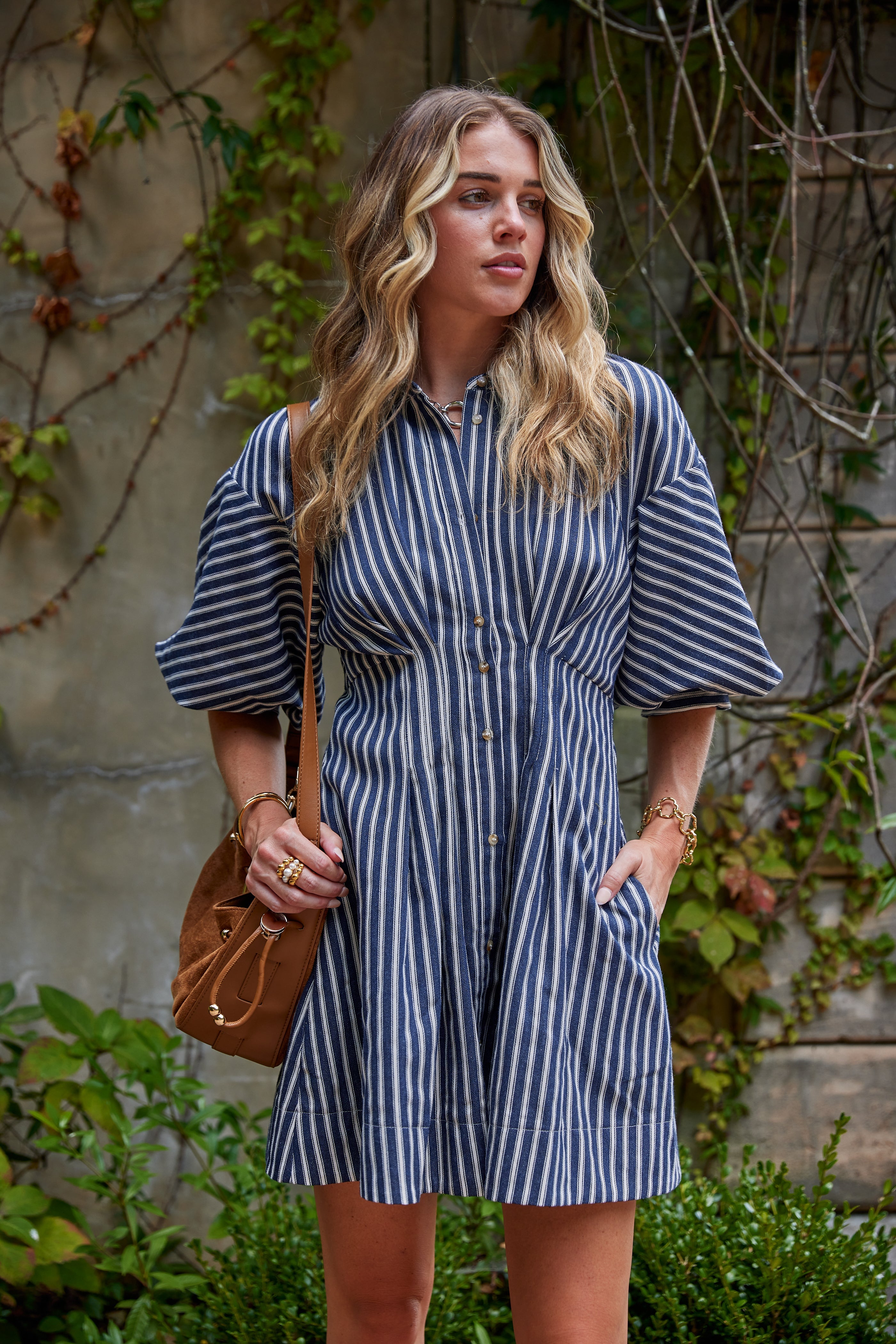 Ansley Striped Dress